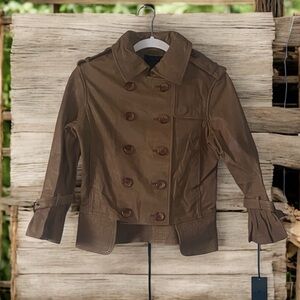 NWT Alpha Industries Leather Jacket
US Women's XS Camel Brown
Double Breast